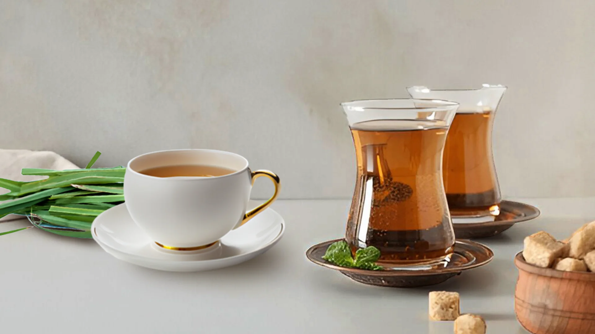 black tea vs lemongrass tea