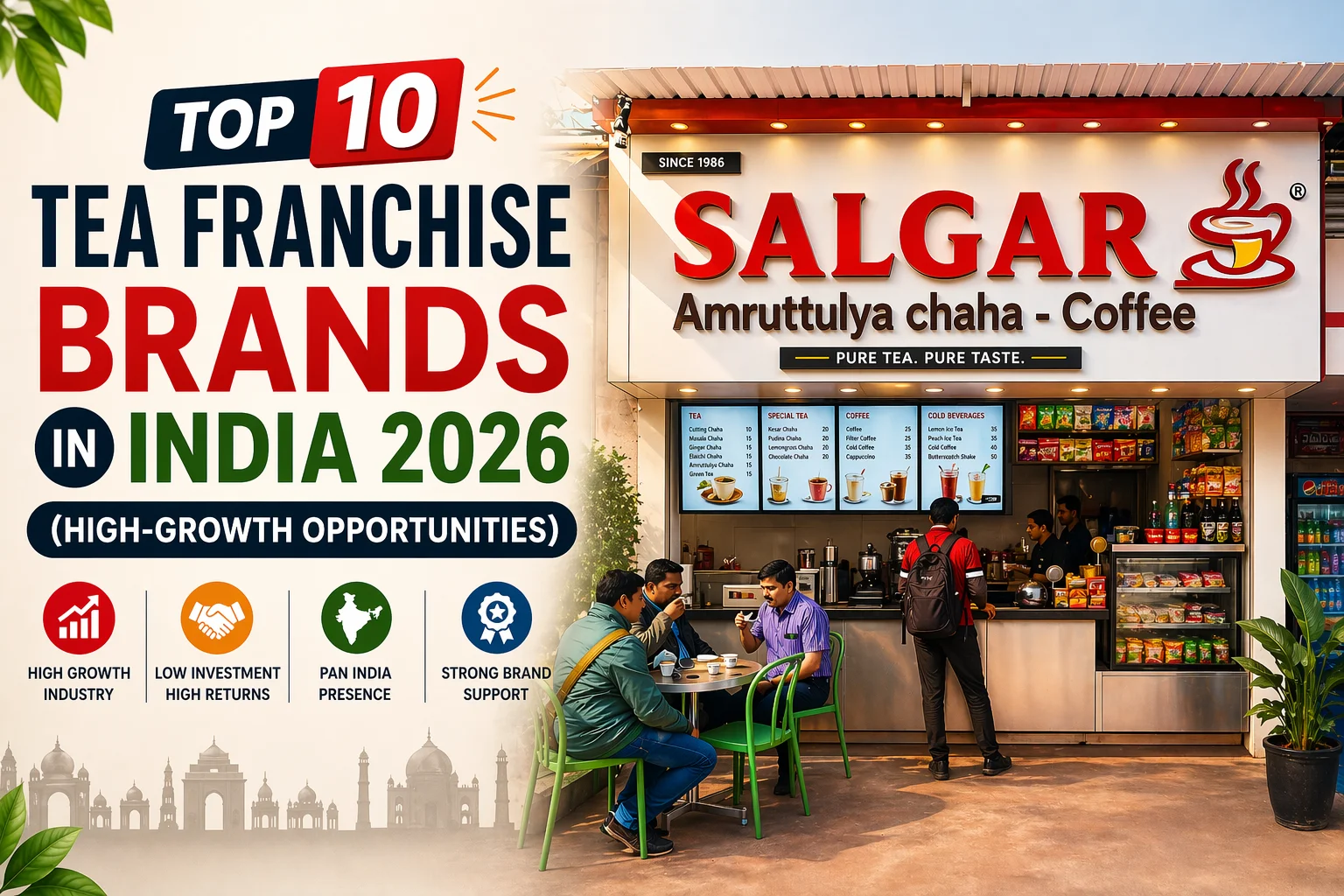 Top 10 Tea Franchise Brands in India 2026